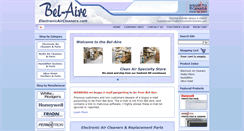 Desktop Screenshot of electronicaircleaners.com